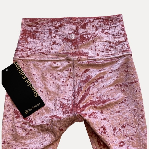 LULULEMON Wunder Lounge Tight 28” Velvet Soft Cranberry SPECIAL EDITION NEW - Picture 7 of 16